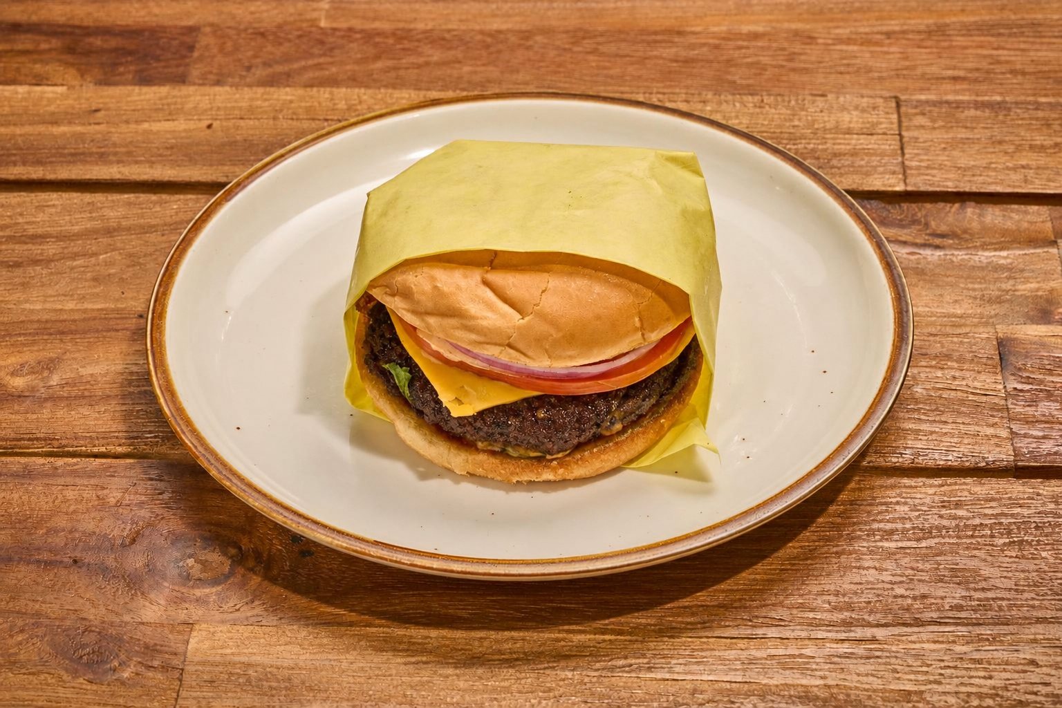 Lamb Burger.