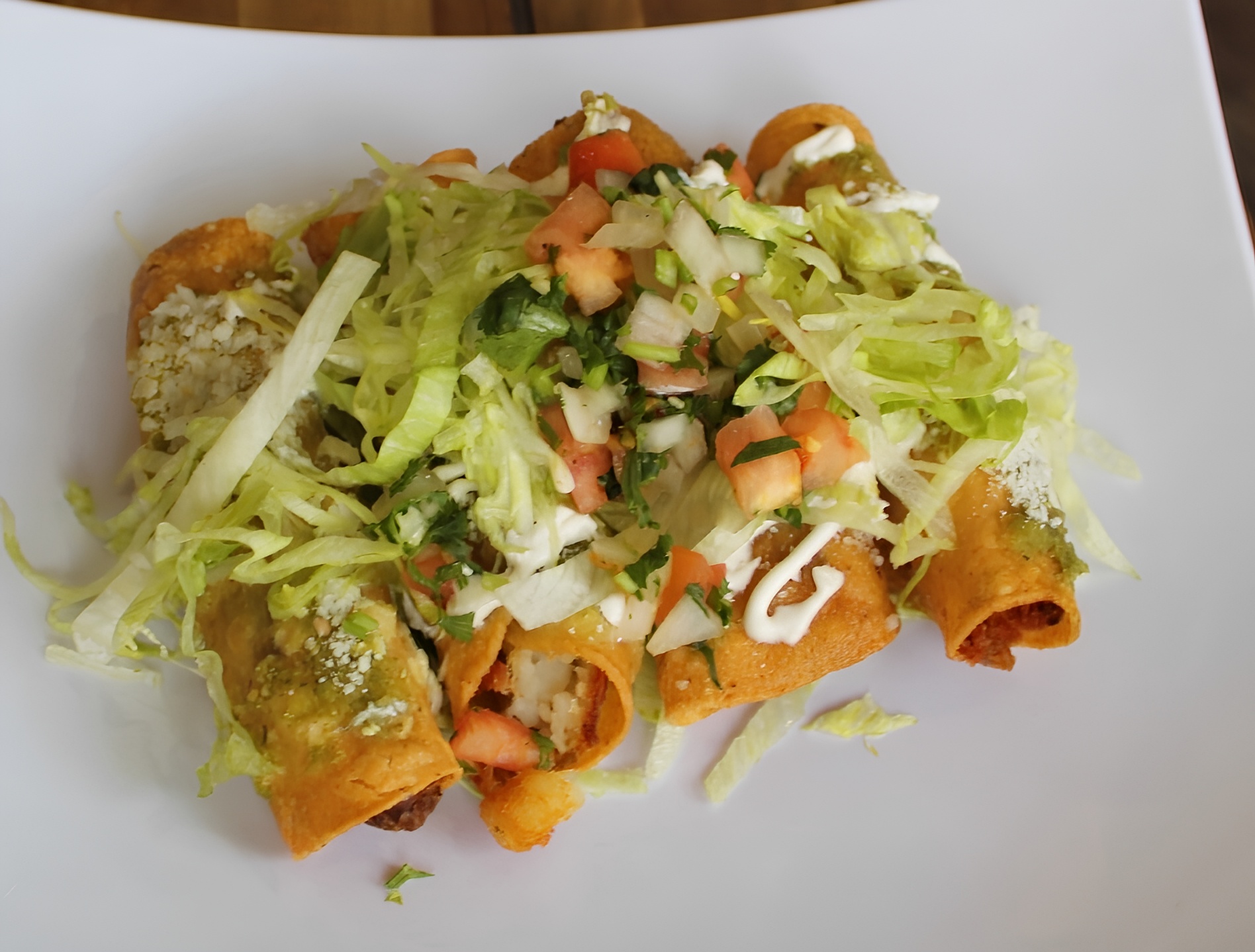 Three Taquitos.
