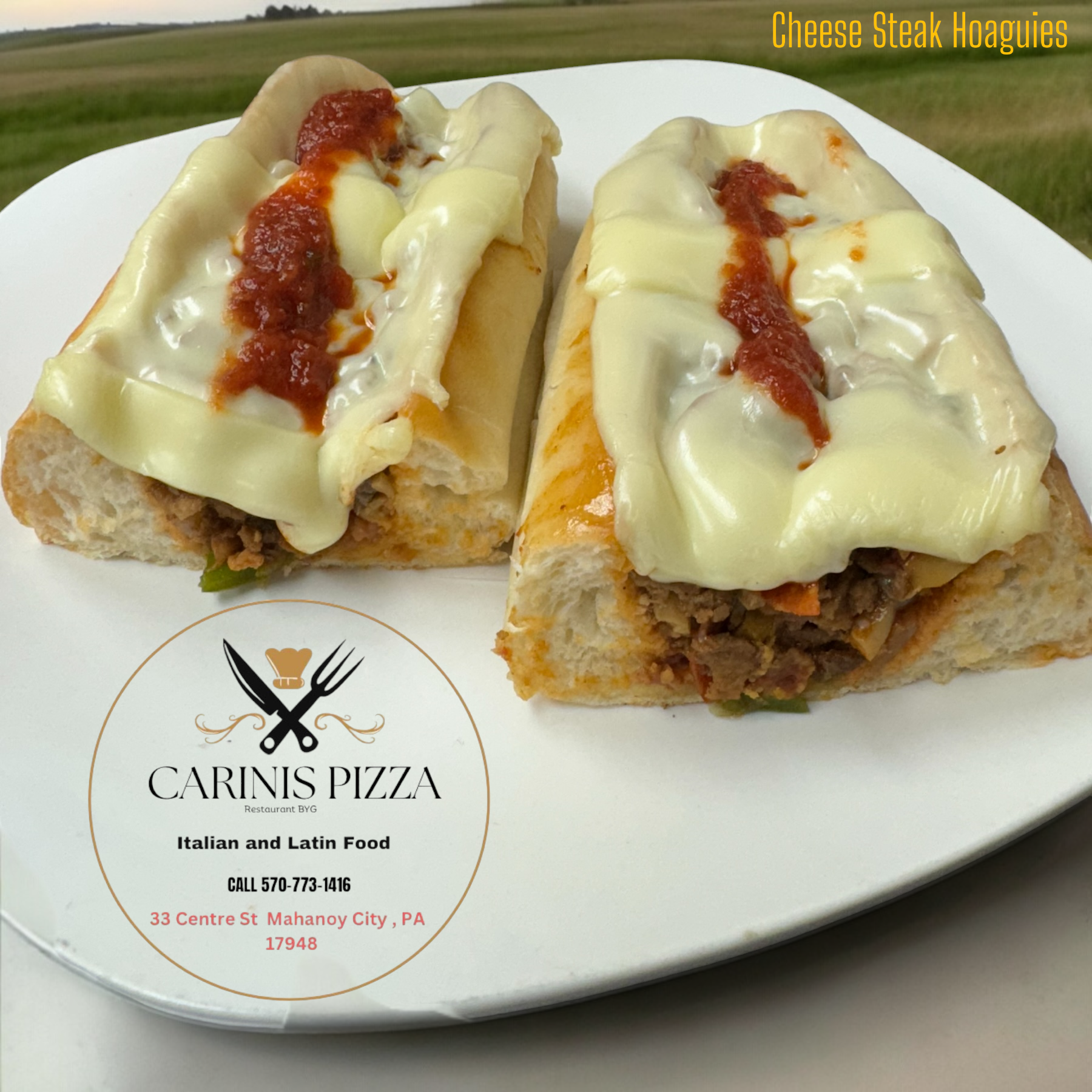 Supreme Cheesesteak Hoagie.