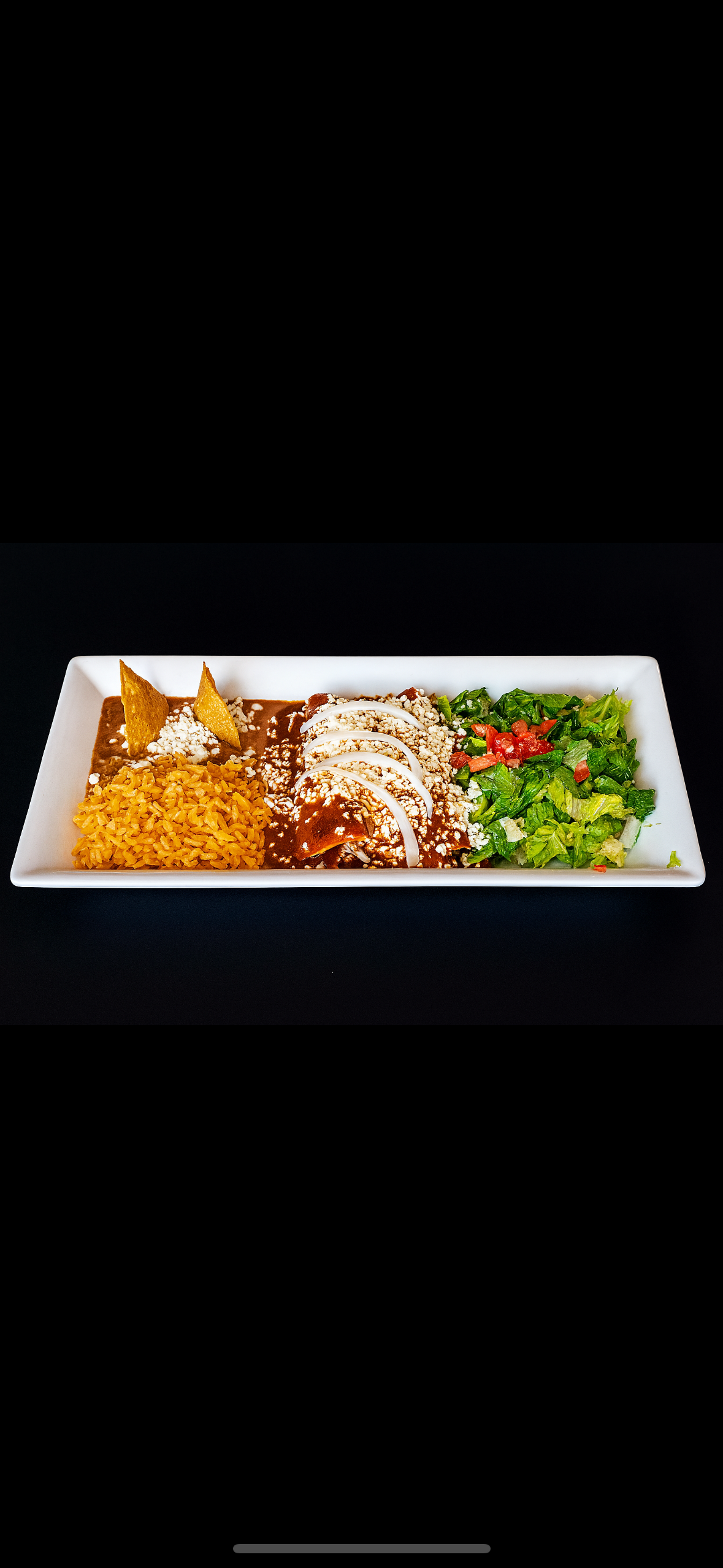 Enchiladas Mole.