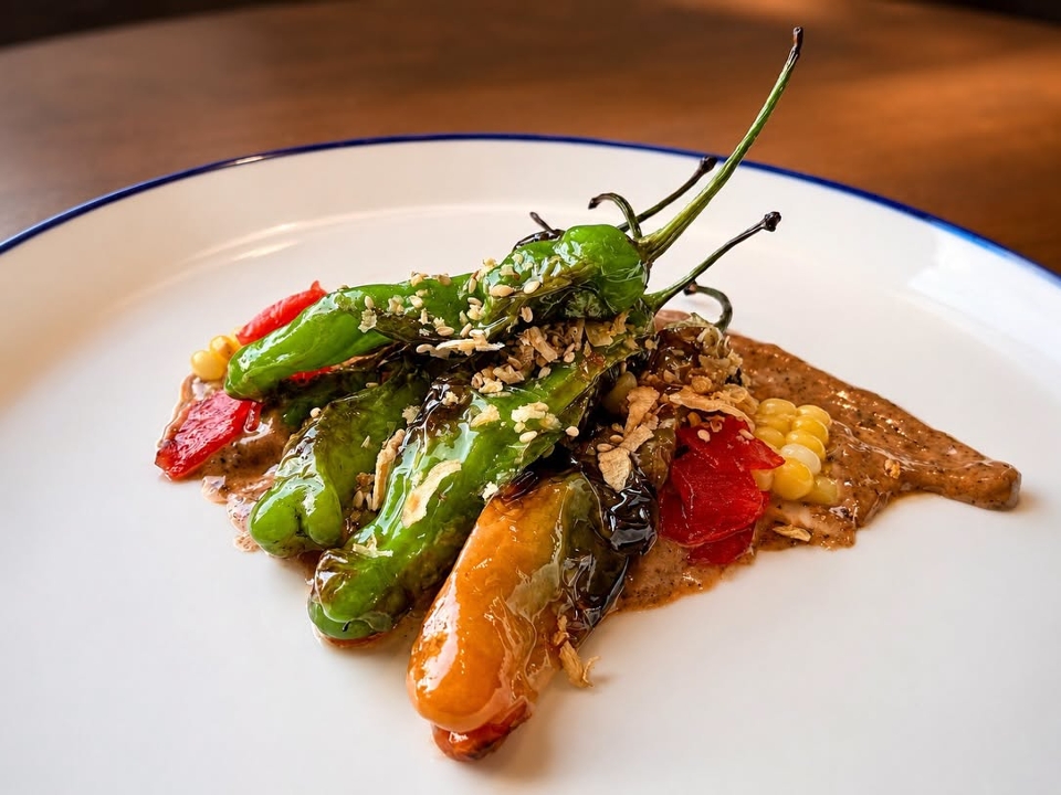 Blistered Shishito Peppers.