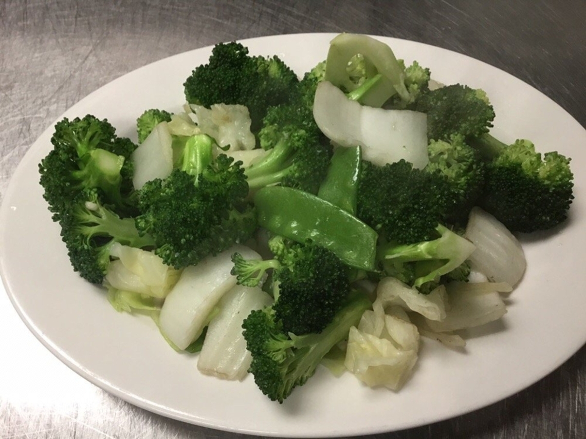 Steamed Mixed Vegetables.