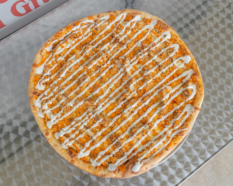 Buffalo Chicken Pizza.