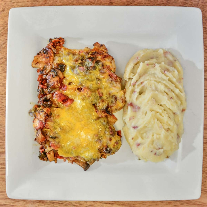 Smothered Chicken.
