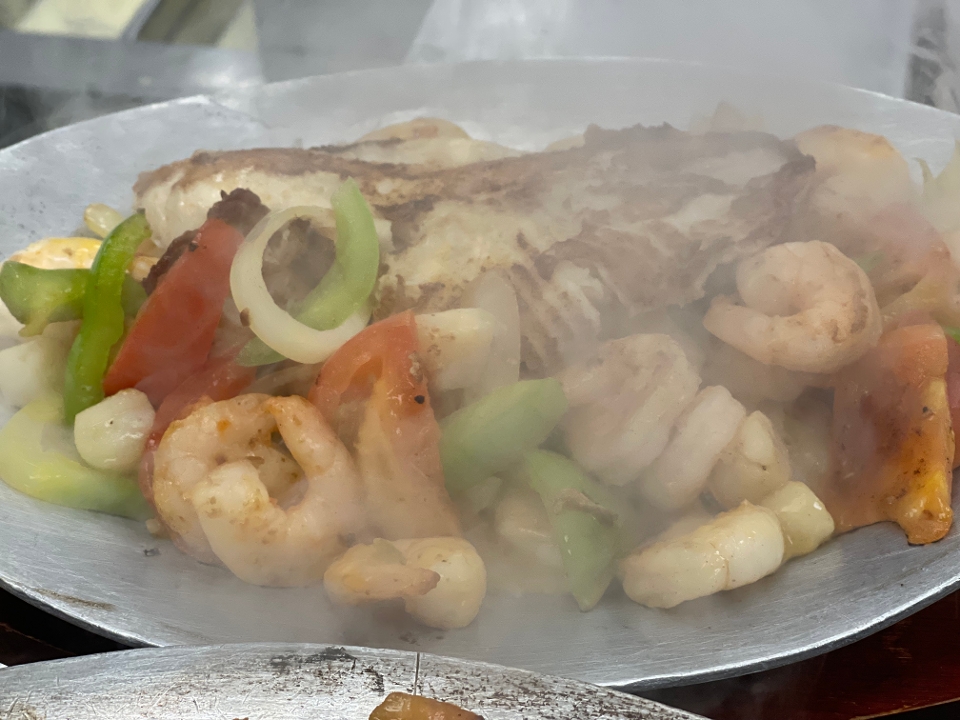 Seafood Maya Fajita.