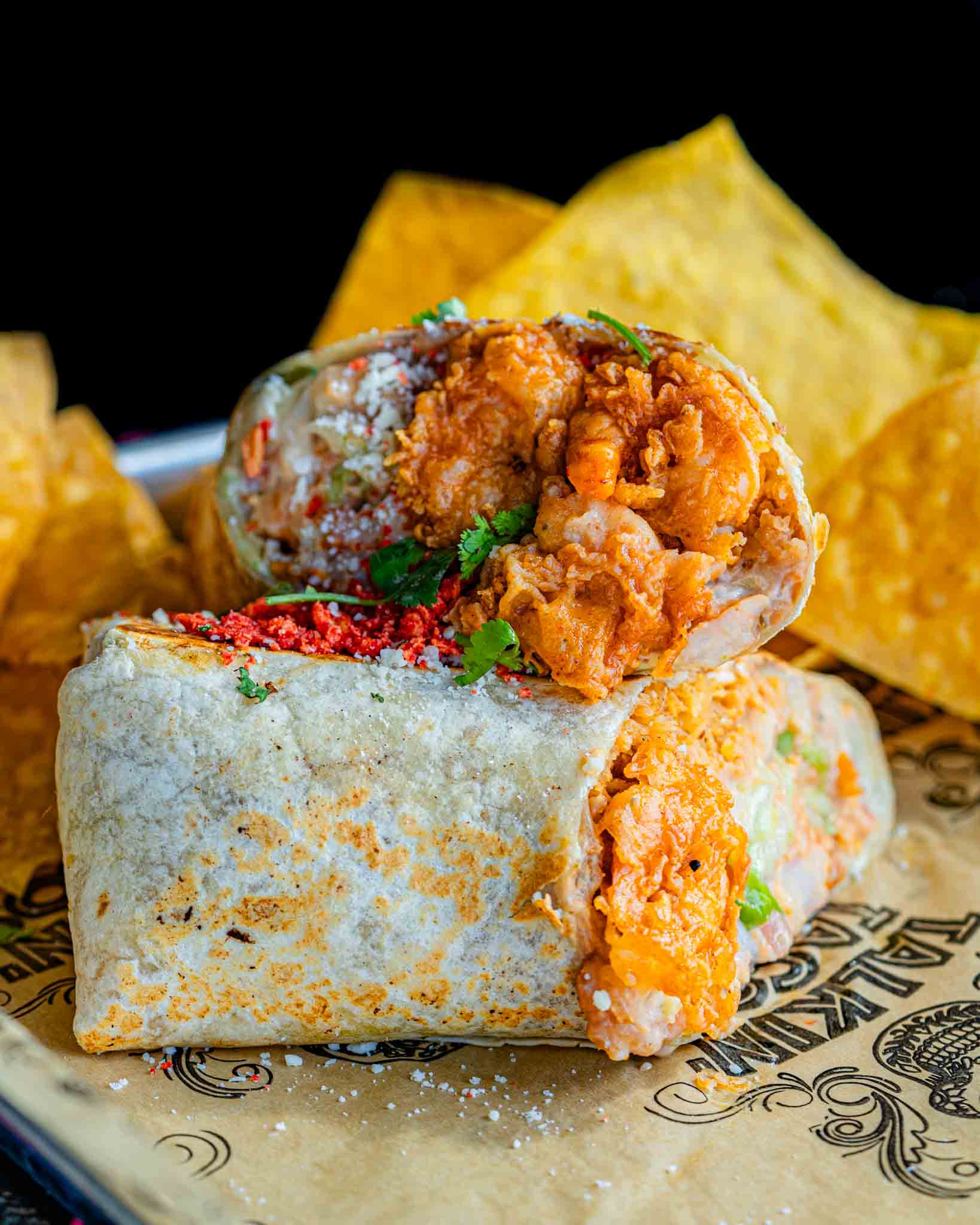 Shrimp Burrito.