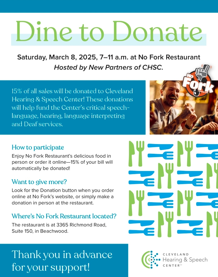 DINE TO DONATE.