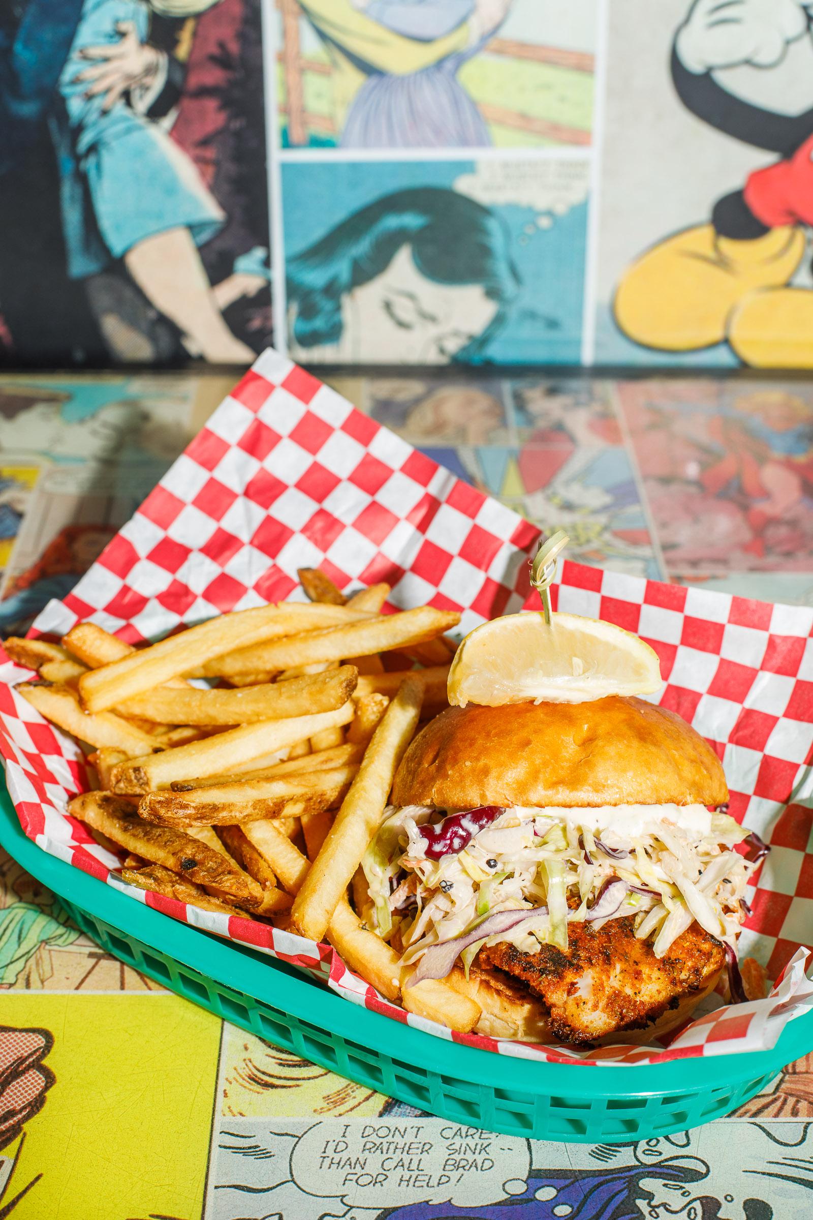 Fried Fish Sandwich.
