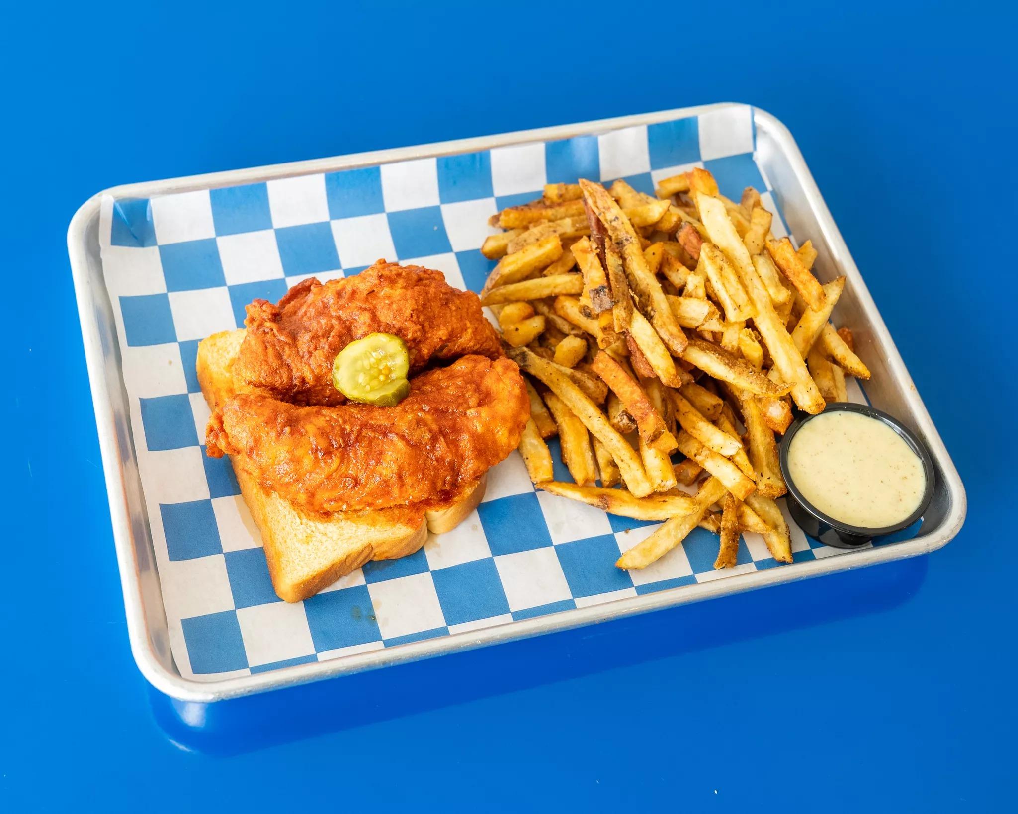 Jumbo Chicken Tenders Meal.