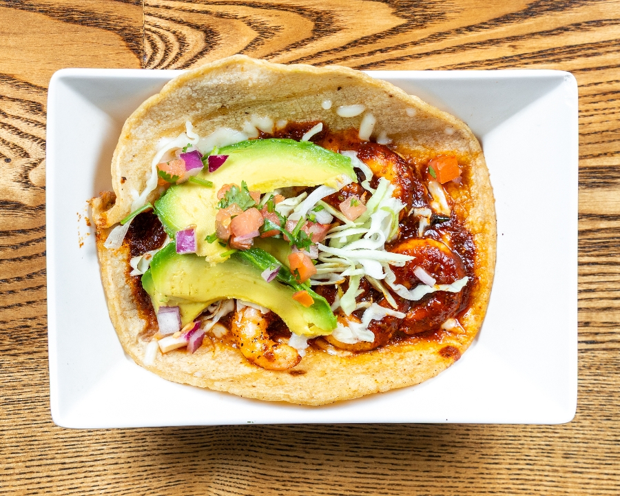 Kickin' Shrimp Taco.