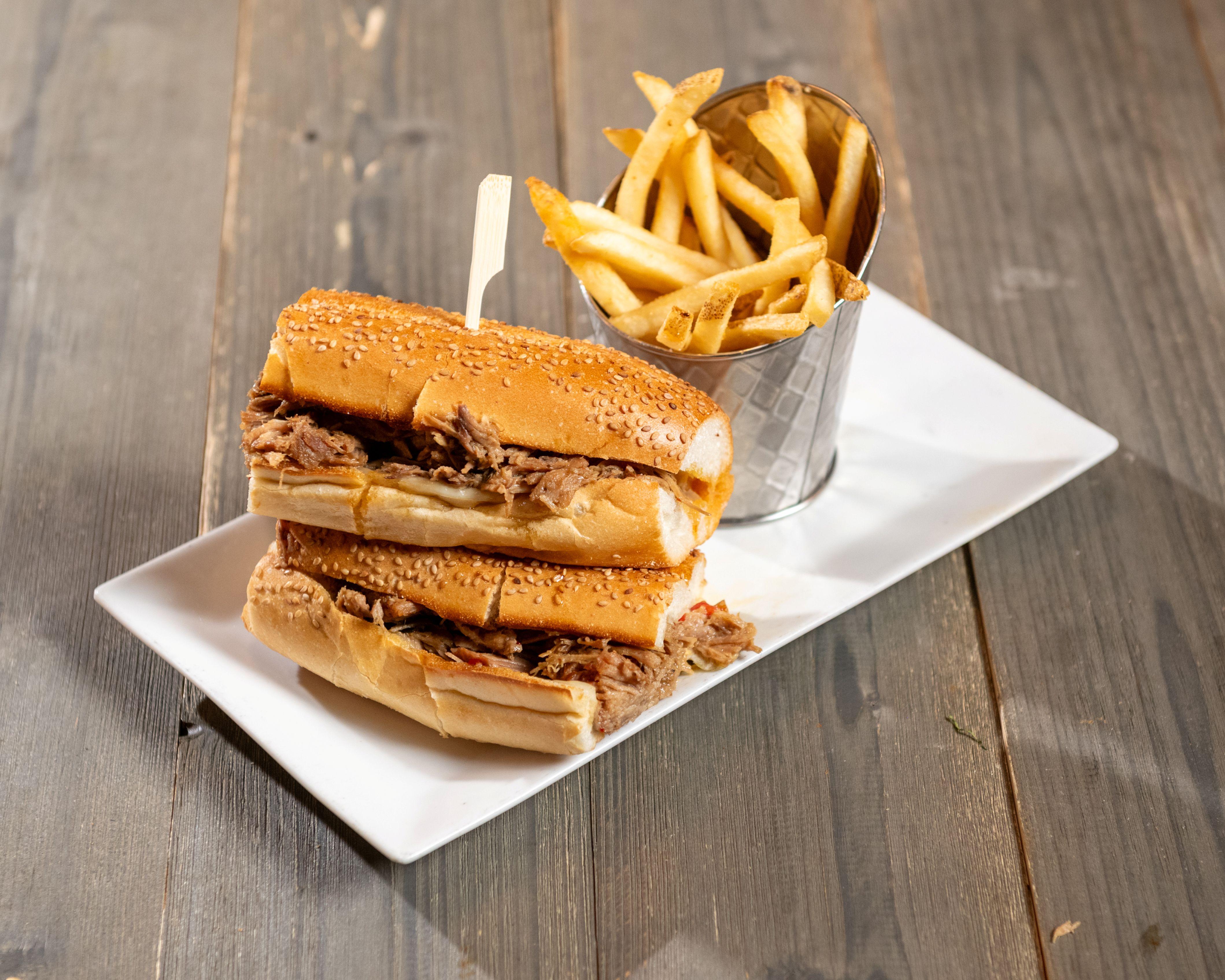 Italian Roast Pork Sandwich.