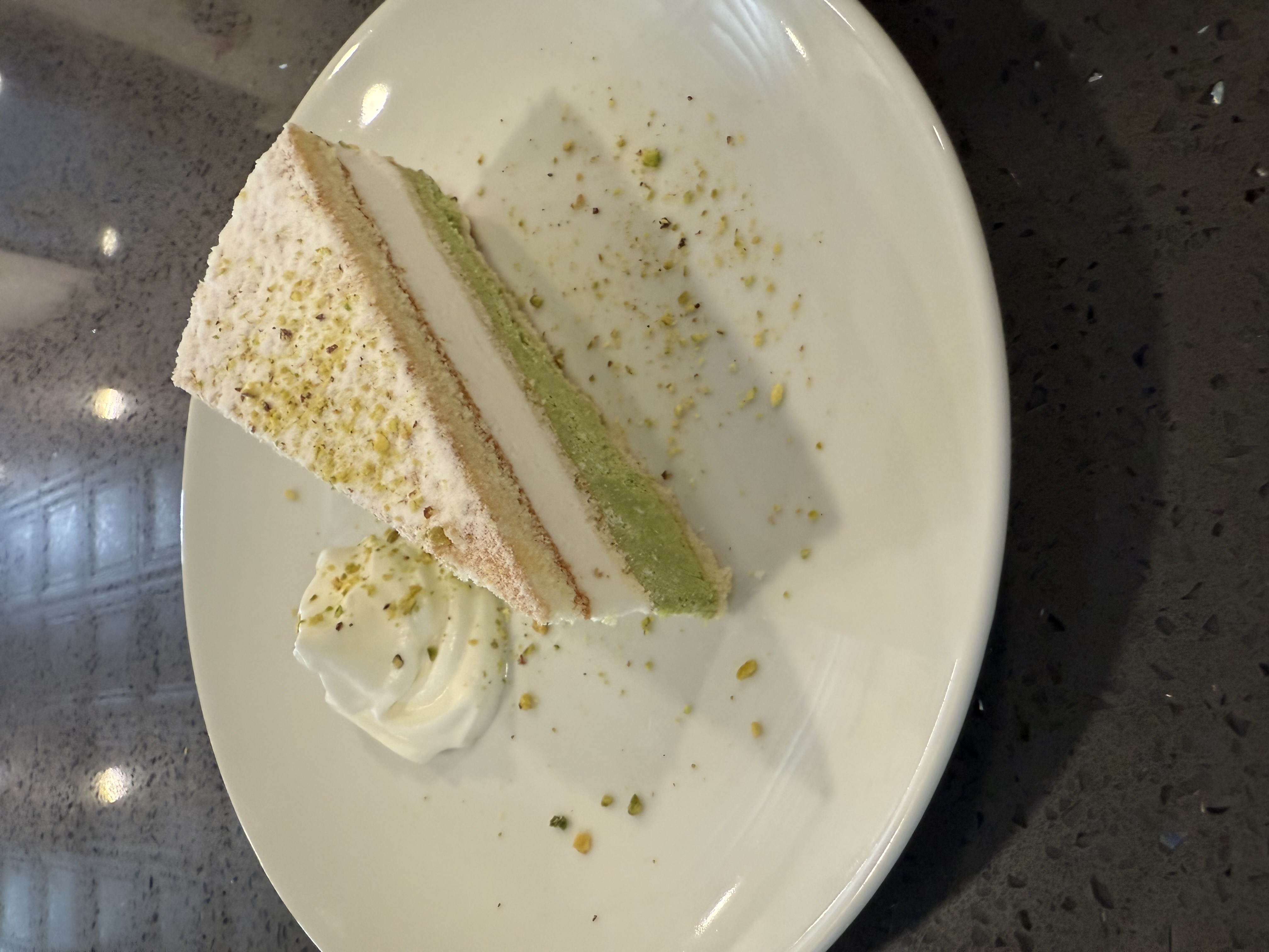 Pistachio Ricotta Cake.