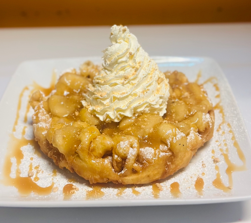 Caramel Apple Funnel Cake.