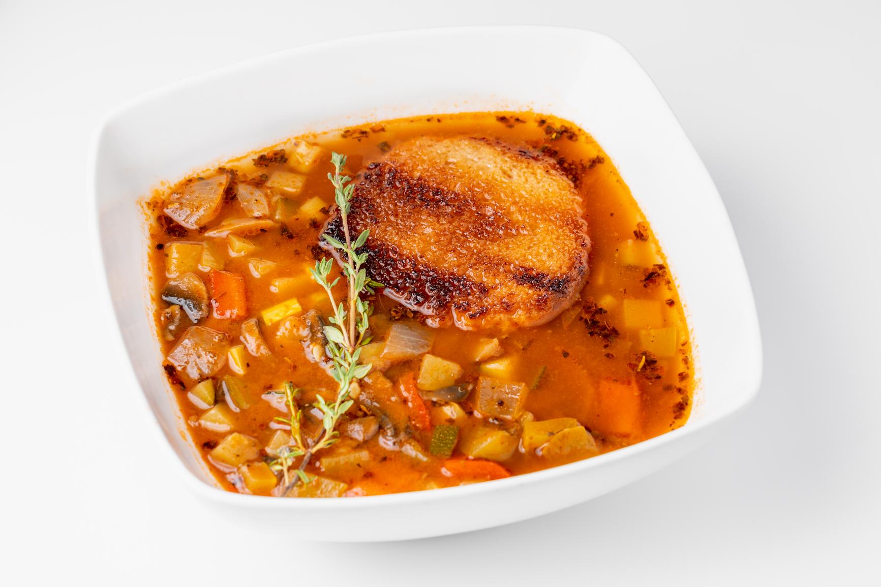 Beyond The Garden Vegetable Soup.