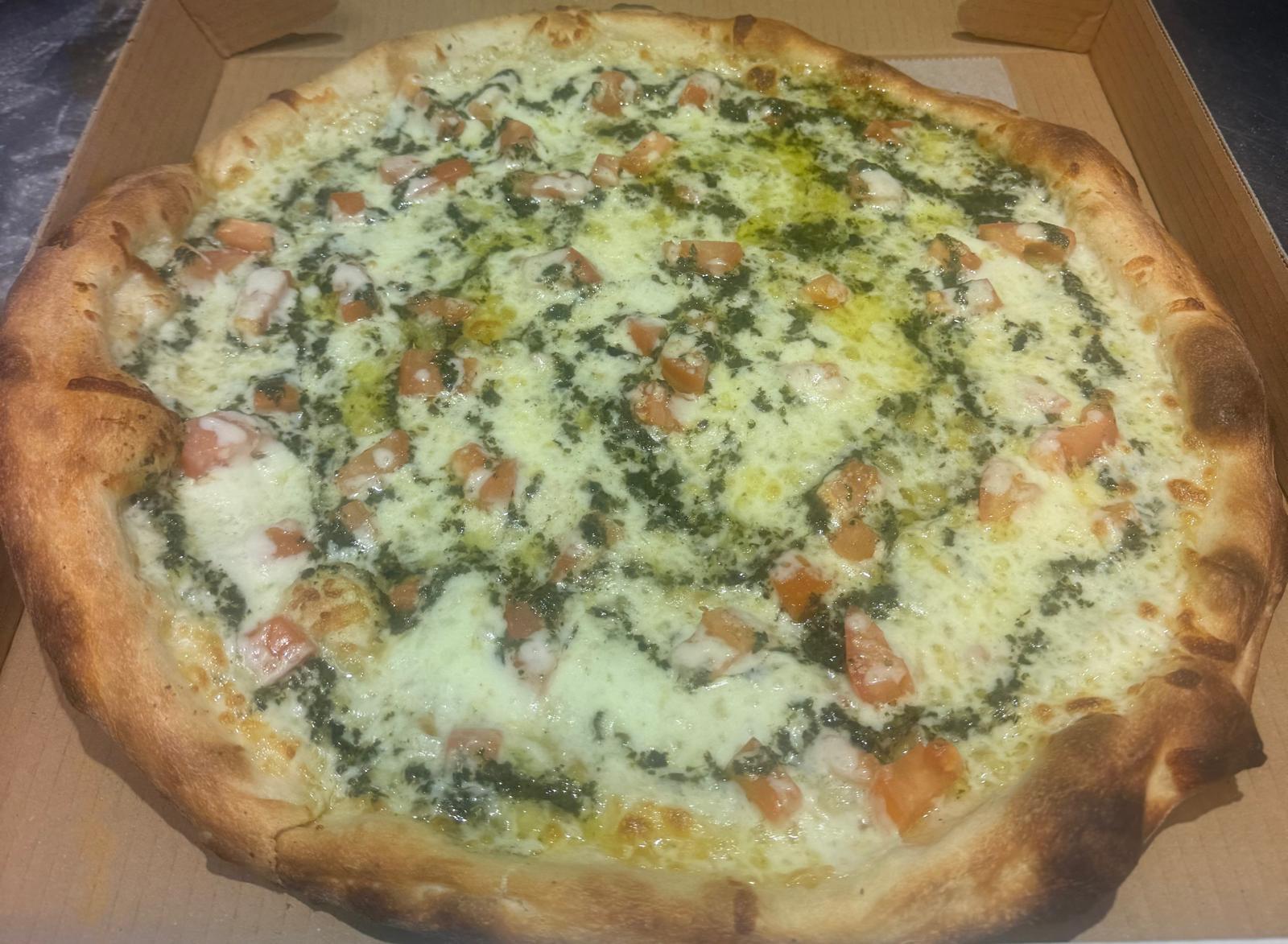 Large 14. Bruschetta Pizza.