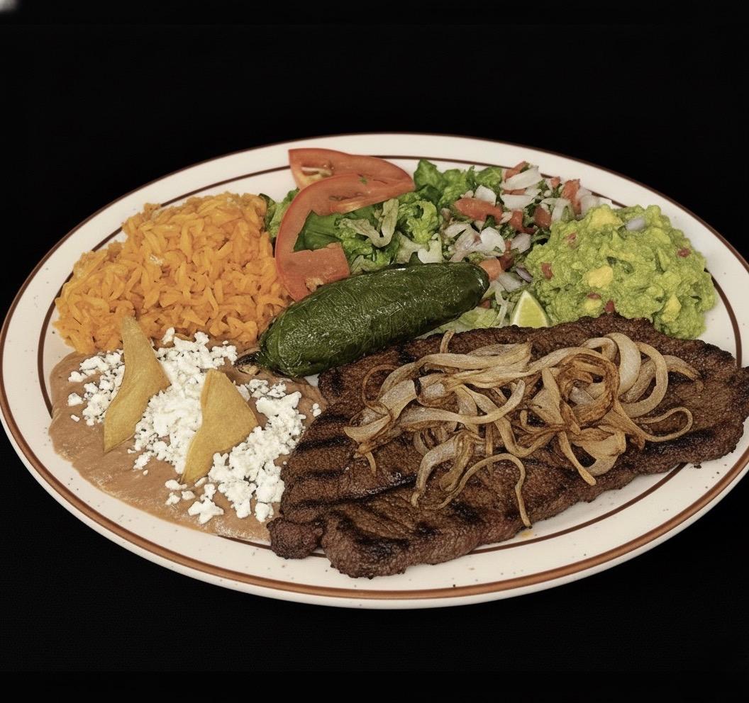 Carne Asada Plate.