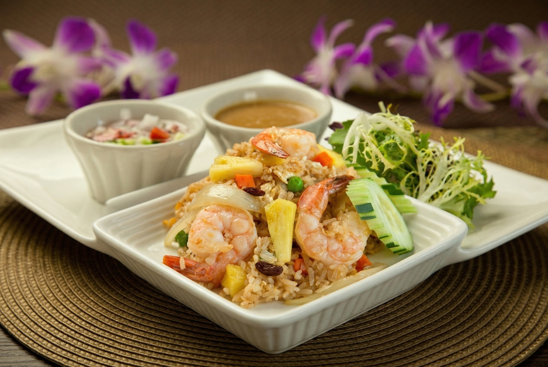 Hawaiian Pineapple Fried Rice.