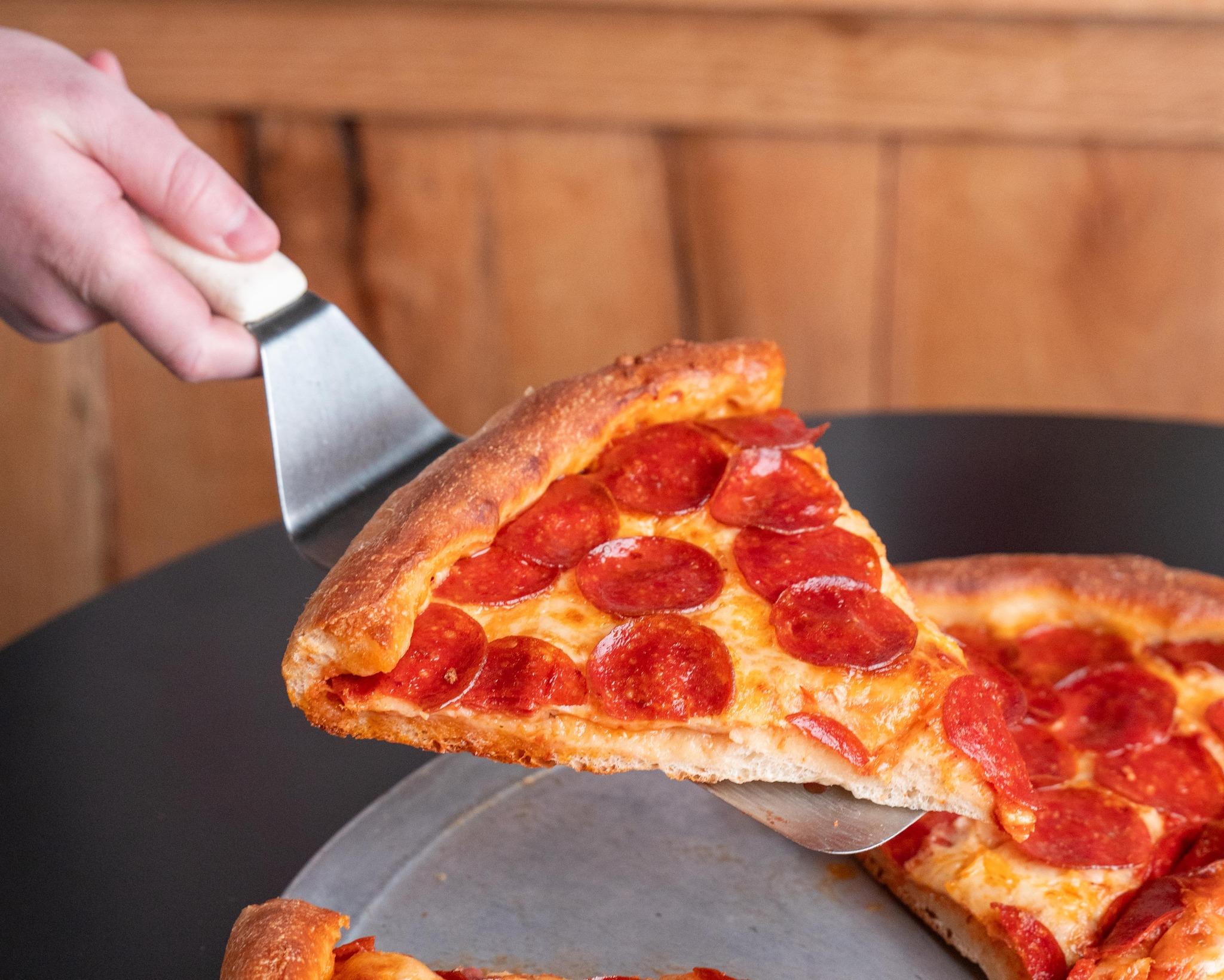 Pepperoni Pan Slice.