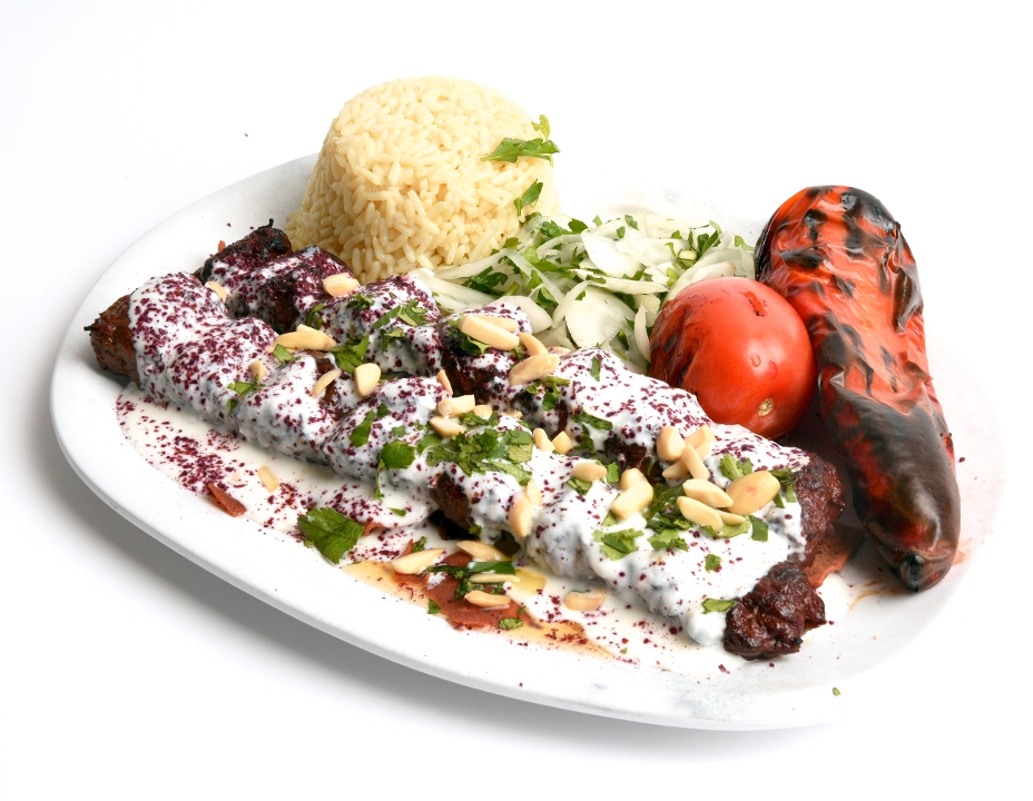 Laban (Yogurt) Kebab Plate.