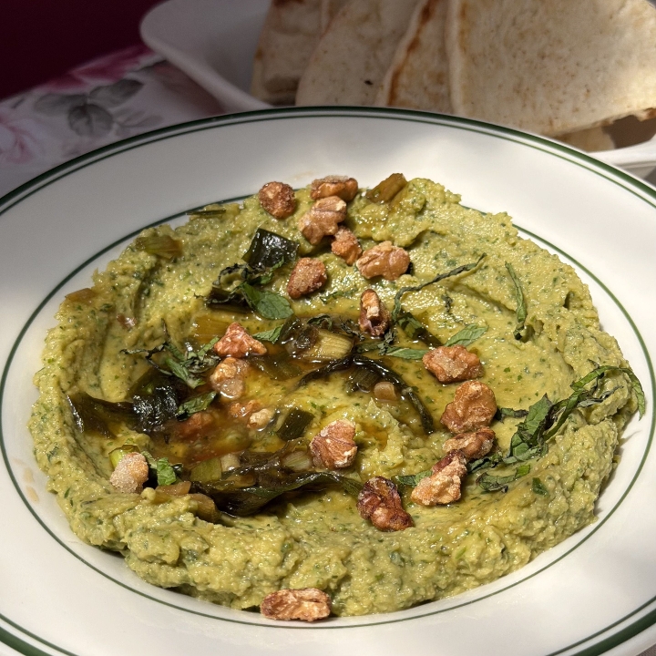 Green Goddess Hummus.