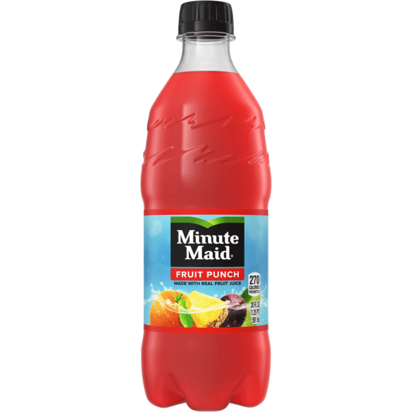 20oz.  Minute Maid Fruit Punch.