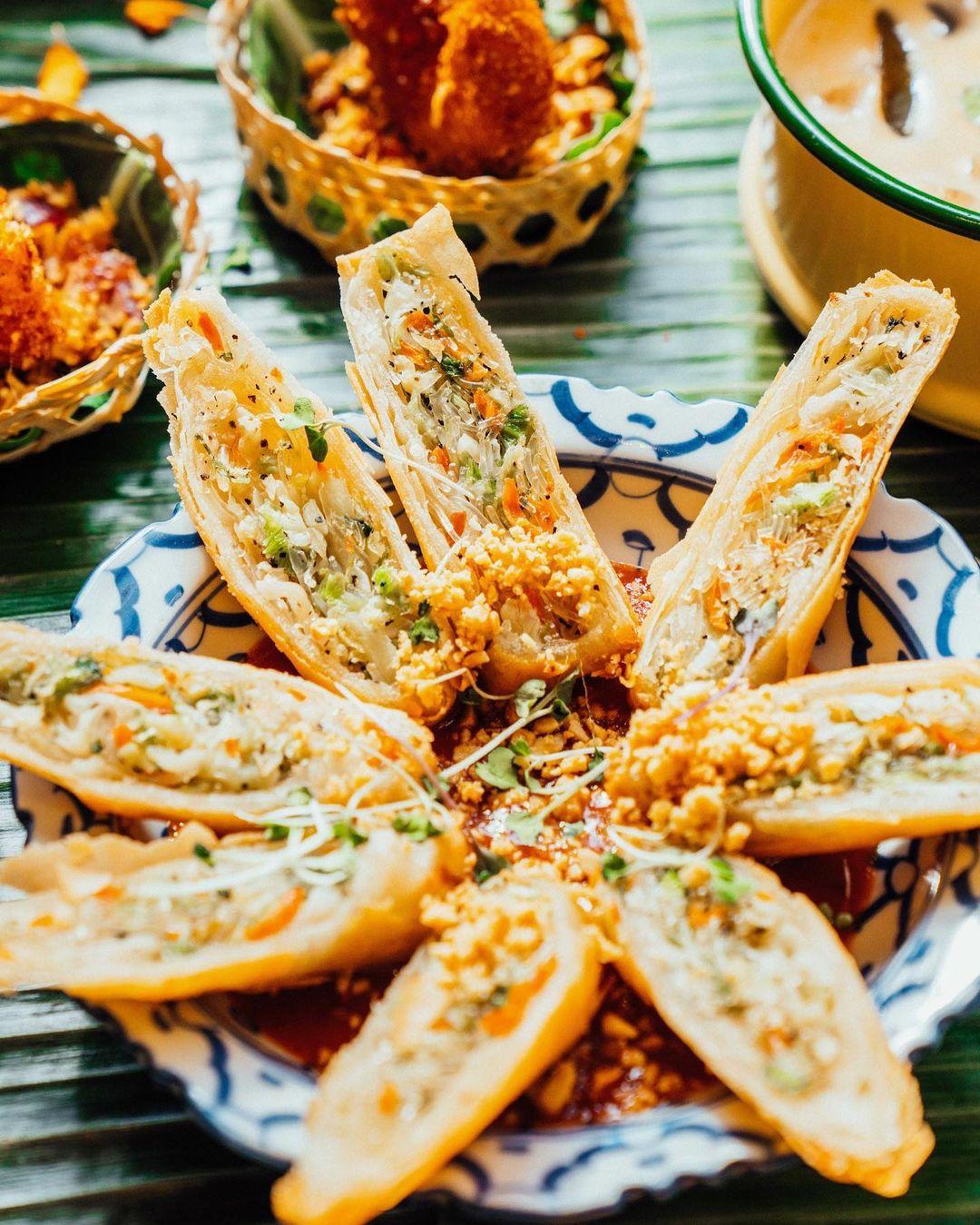 Daughter Egg Rolls.