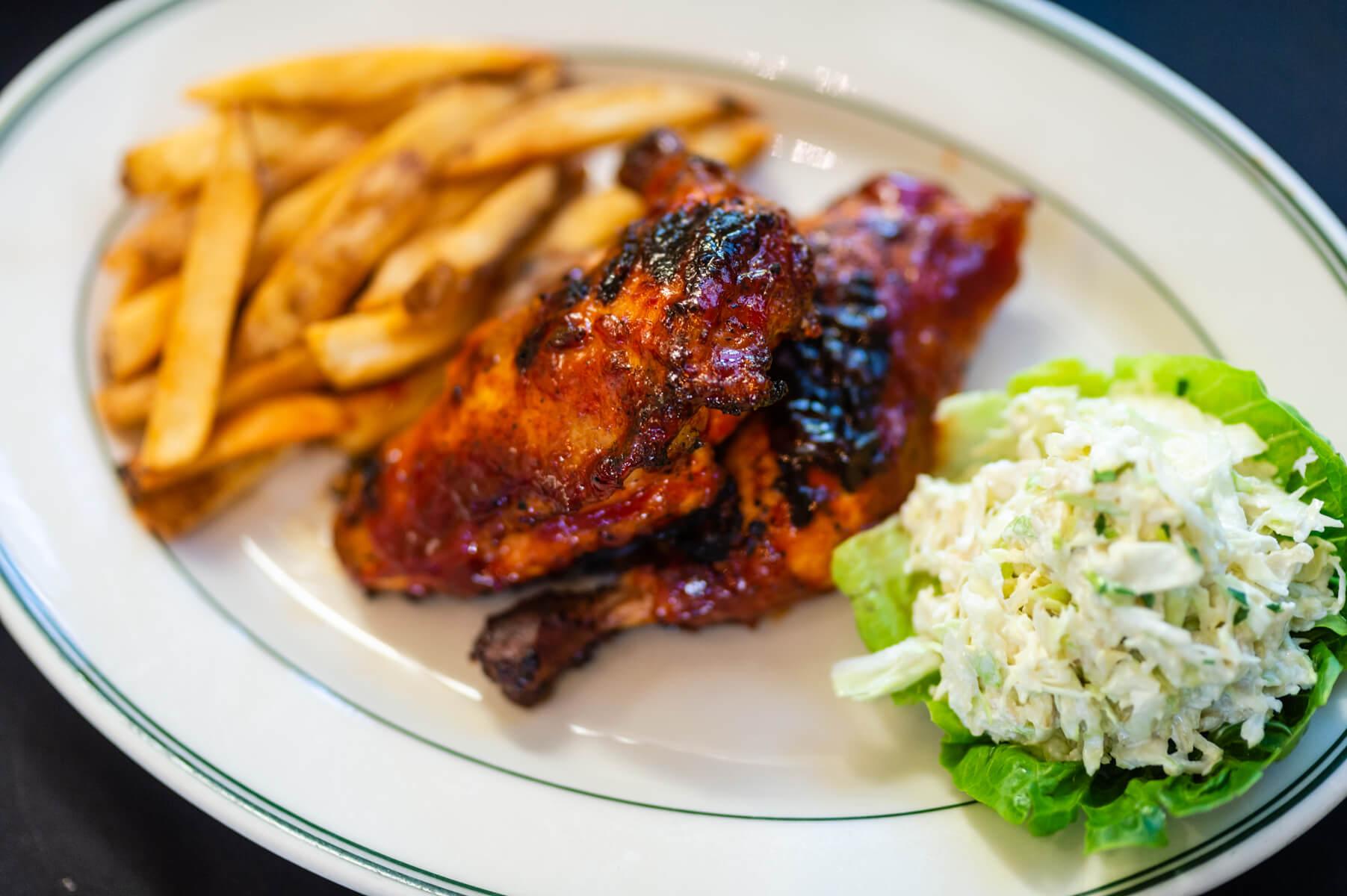 Free Range BBQ ½ Chicken.