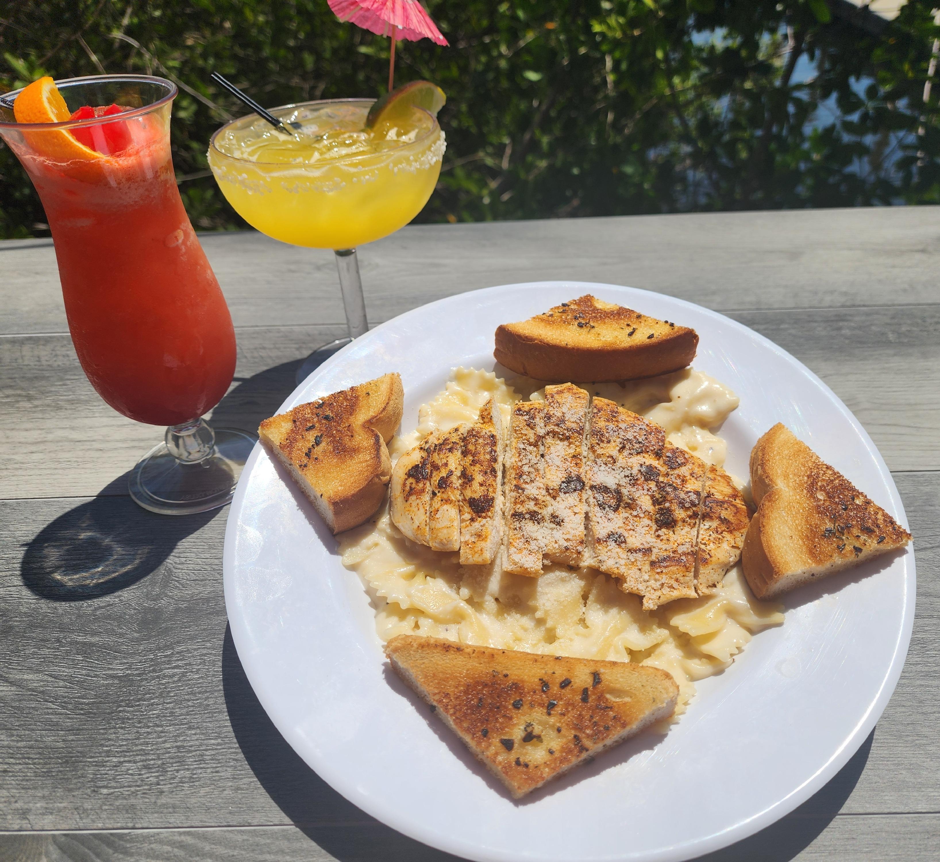 Chicken Alfredo Pasta.
