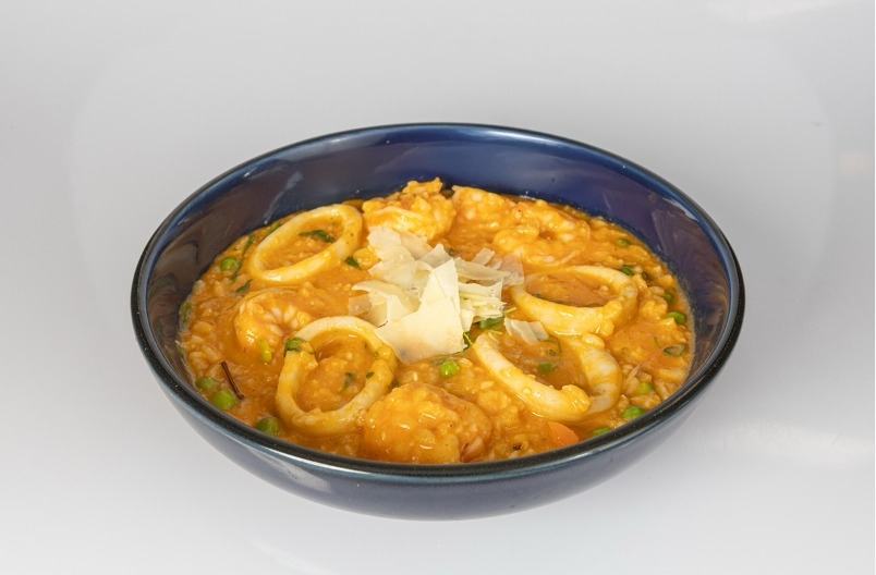Seafidd Risotto with Mahi.