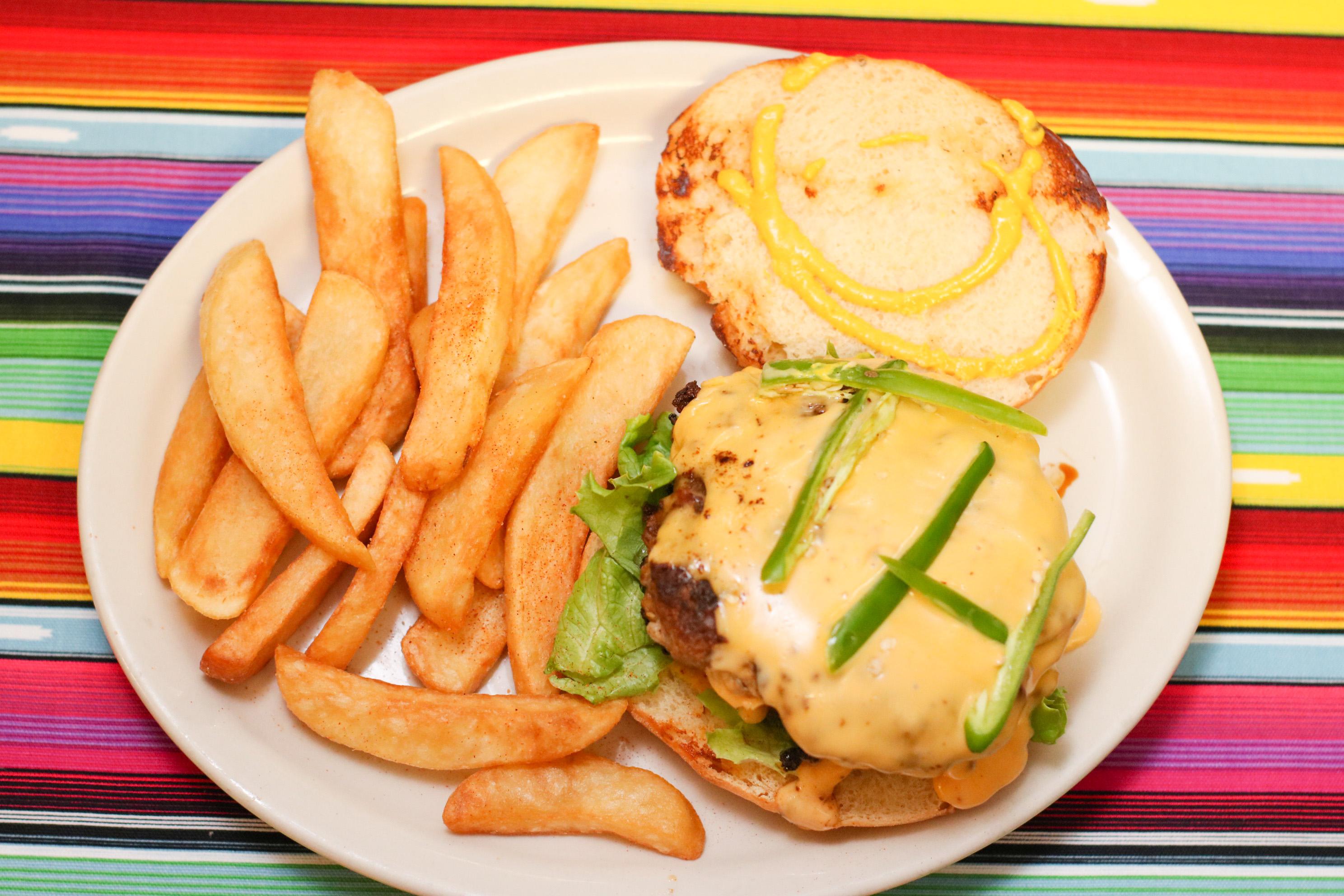 Juan's Spicy Burger.