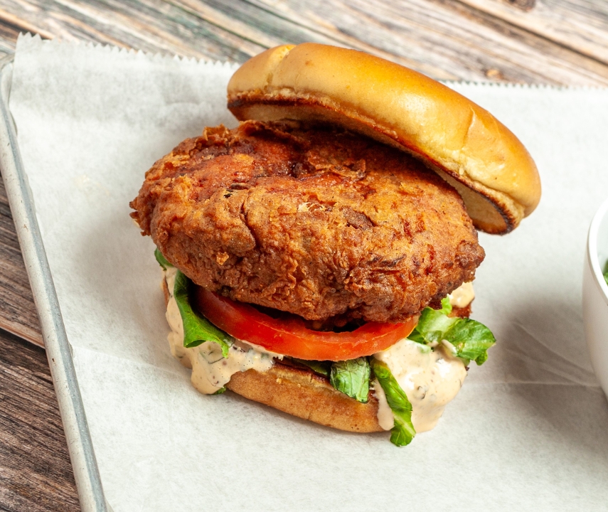Shrimp Burger.