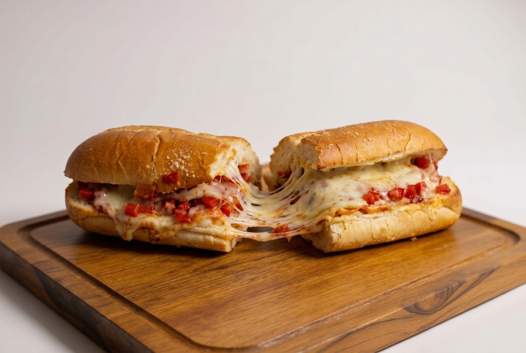 Veal Parmigiana Sandwich.