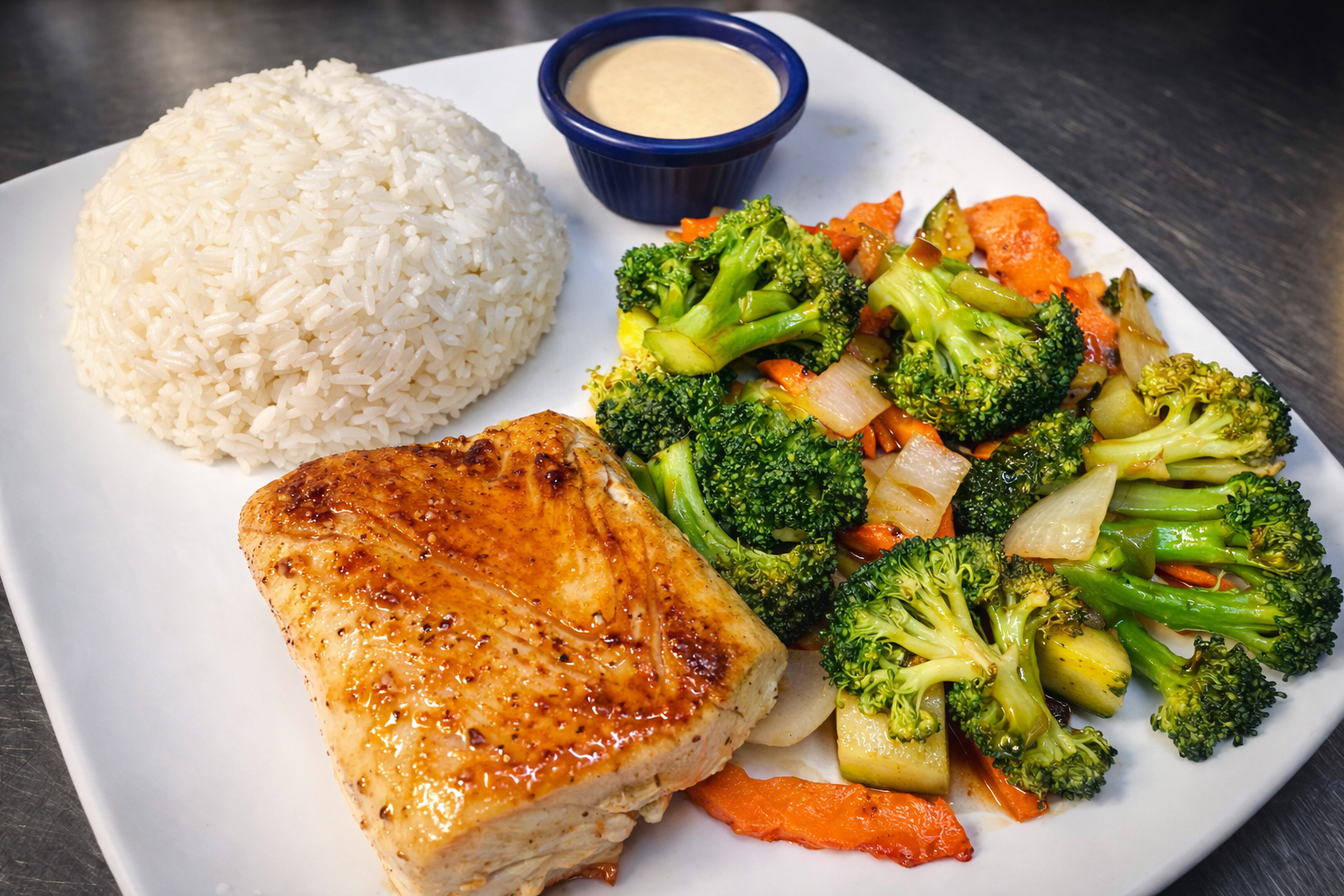 Hibachi Mahi Mahi.