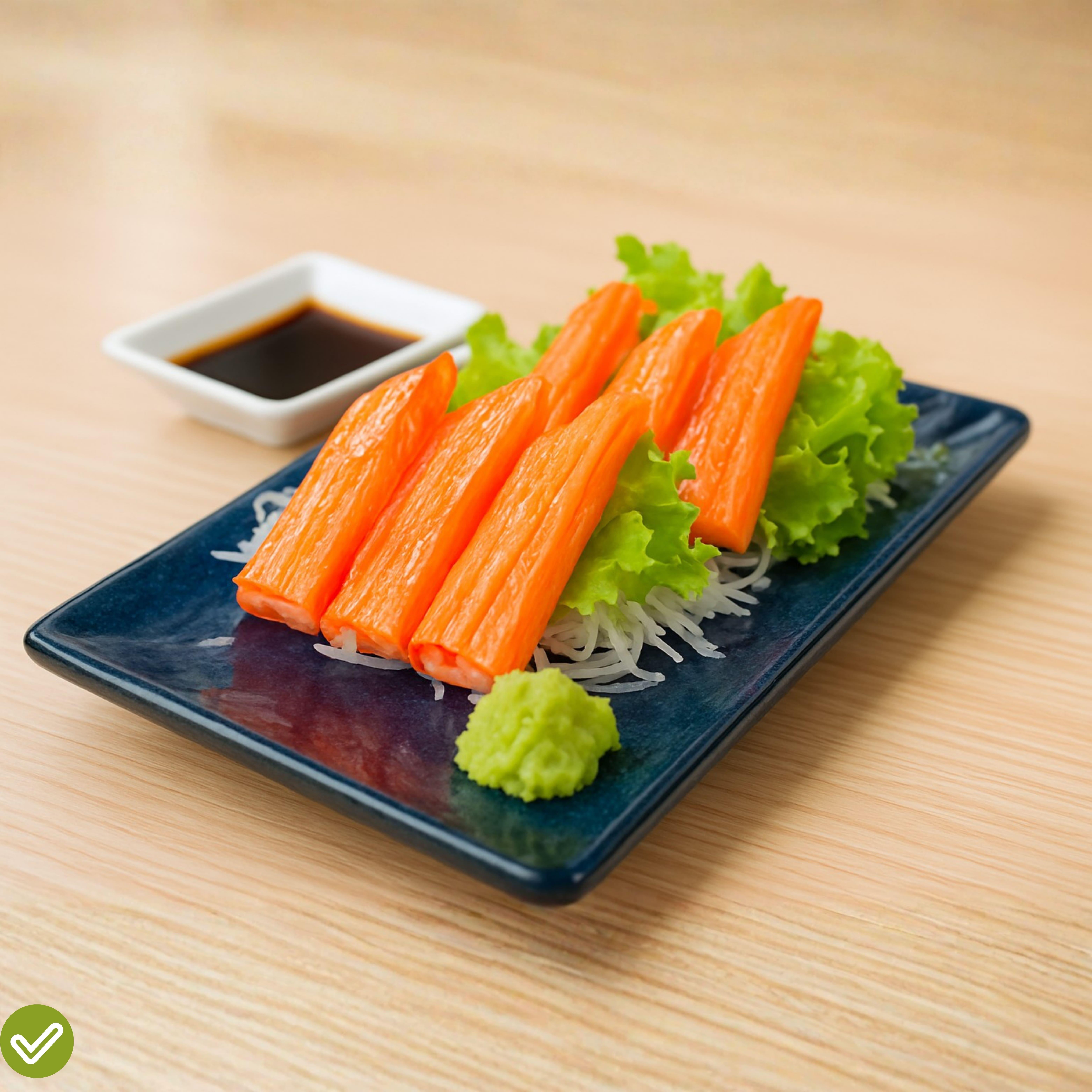 Crab Stick Sashimi.
