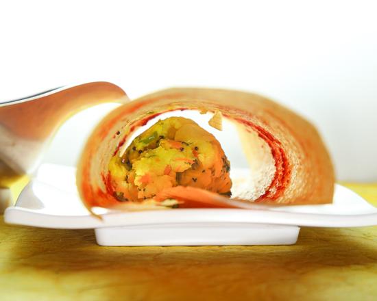 Traditional Masala Dosa.