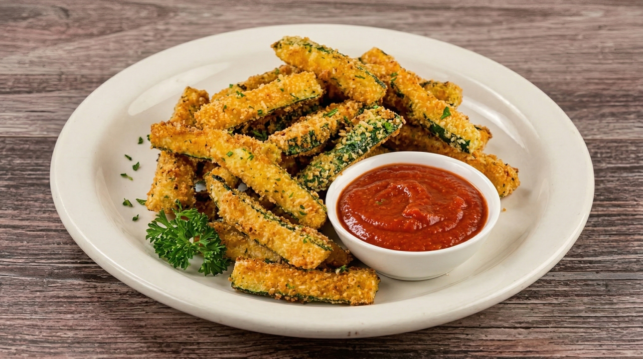 Fried Zucchini Sticks.
