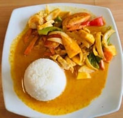 Mango Curry (Lunch).