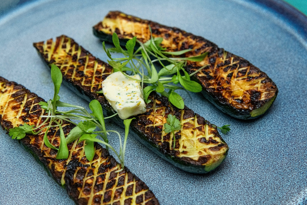 Grilled Zucchini.