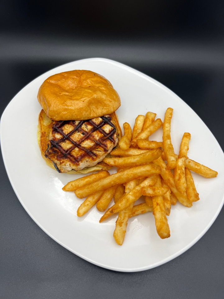 Plain Grilled Chicken Sandwich.