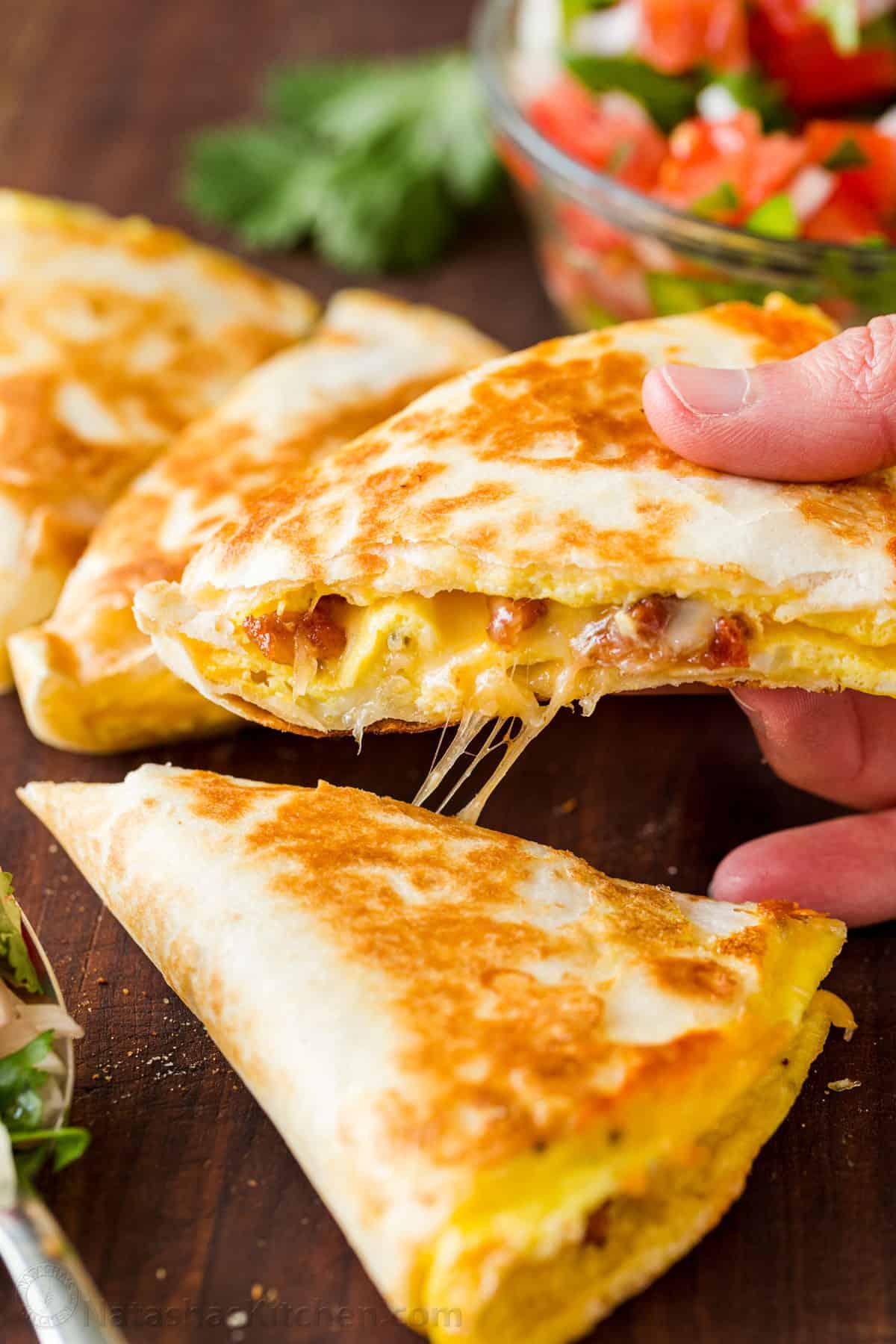 Breakfast Quesadillas.