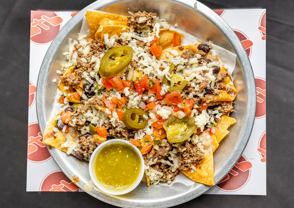Ground Beef Nachos.