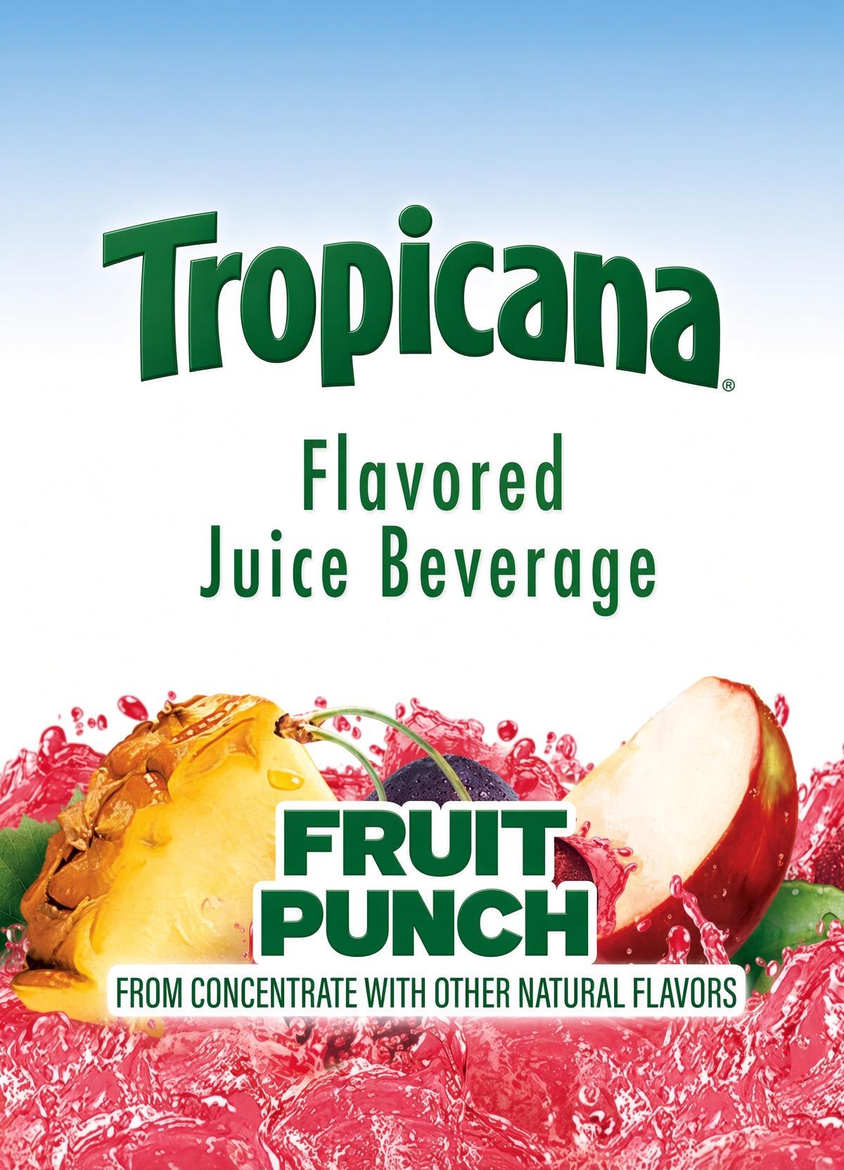 Tropicana Fruit Punch.