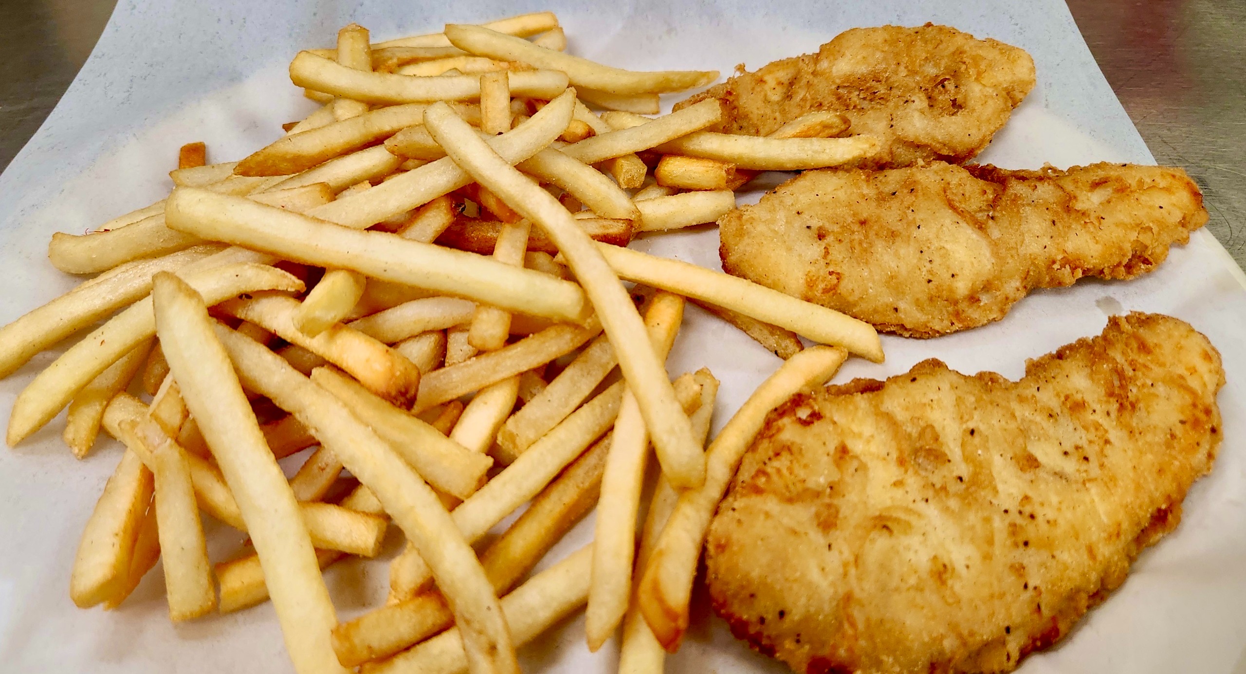 Chicken Tenders & Fries.