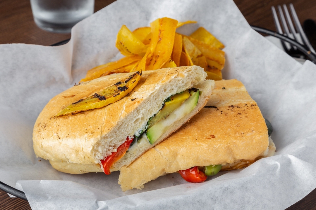 Cuban Veggie Sandwich.