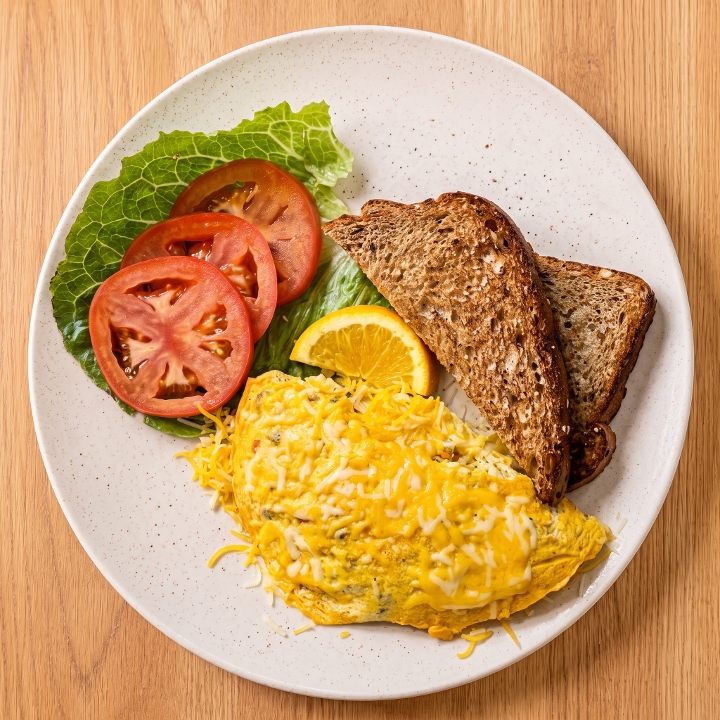 Spicy Chorizo Omelette.