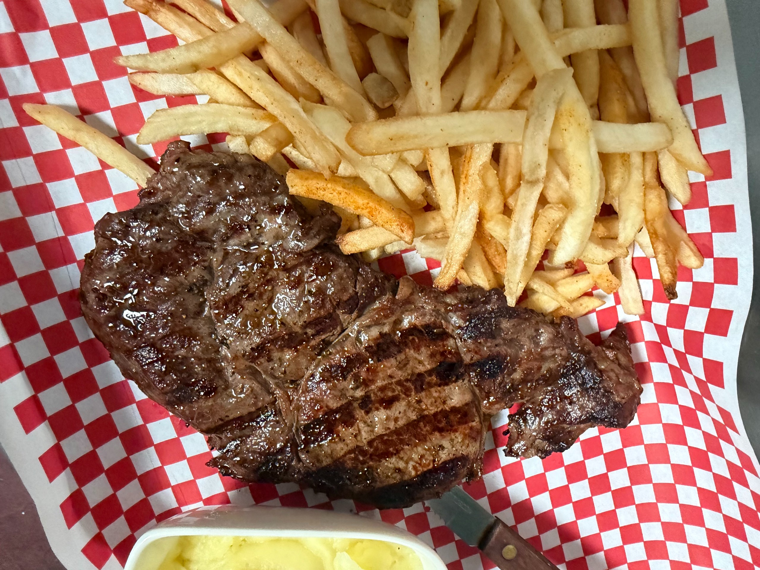 20 oz Rib-Eye Steak.