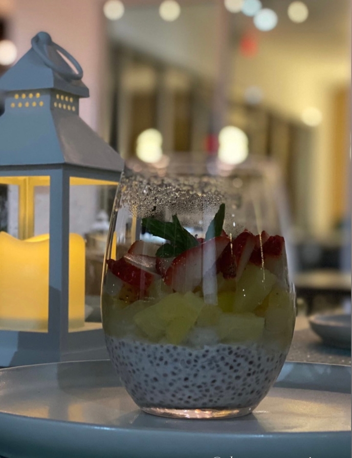 Chia Seeds Coconut pudding.