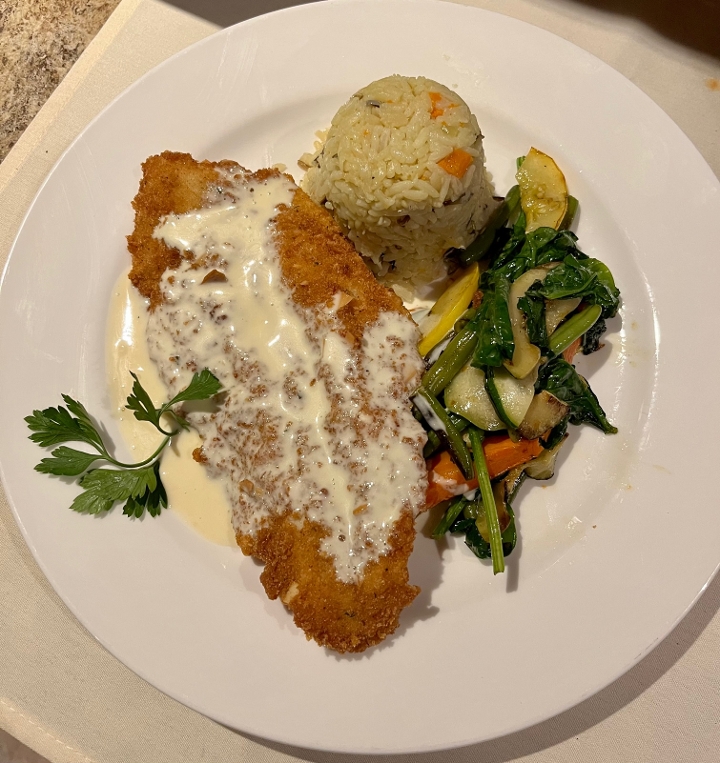 Crusted Barramundi.