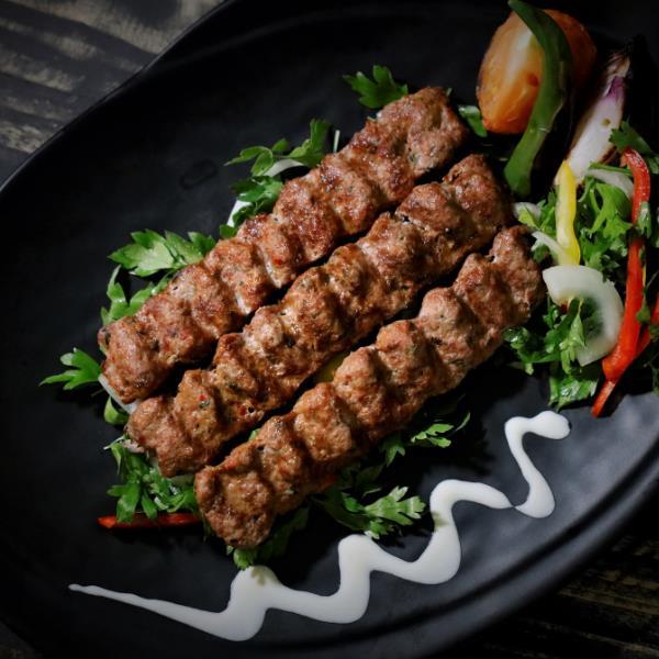 Chicken Seekh Kabab.