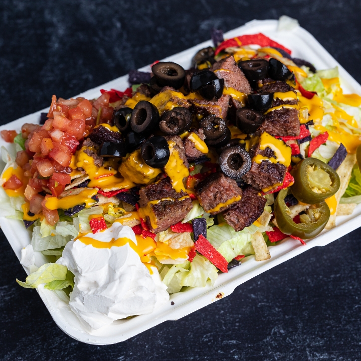 Nacho Burger Salad.
